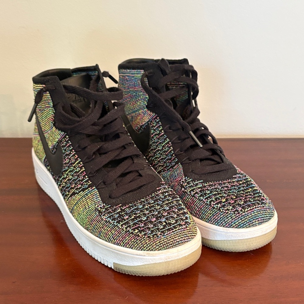 Nike Air Force 1 ultra flyknit  mid multicolor 9.5